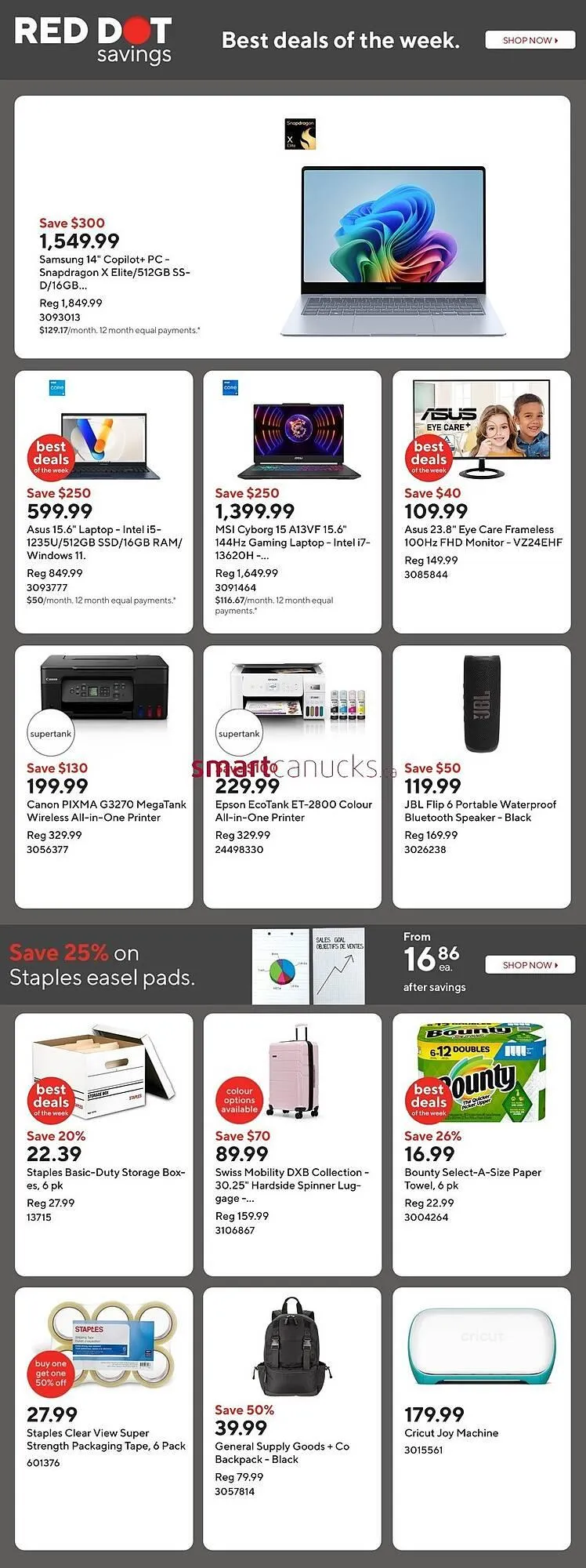 Staples flyer from March 26 to April 1 2025 - flyer page 2