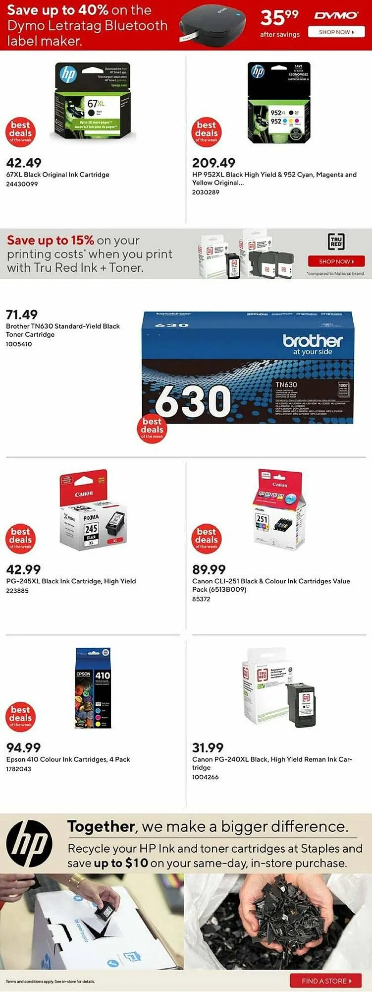 Staples flyer from January 2 to January 16 2025 - flyer page 18