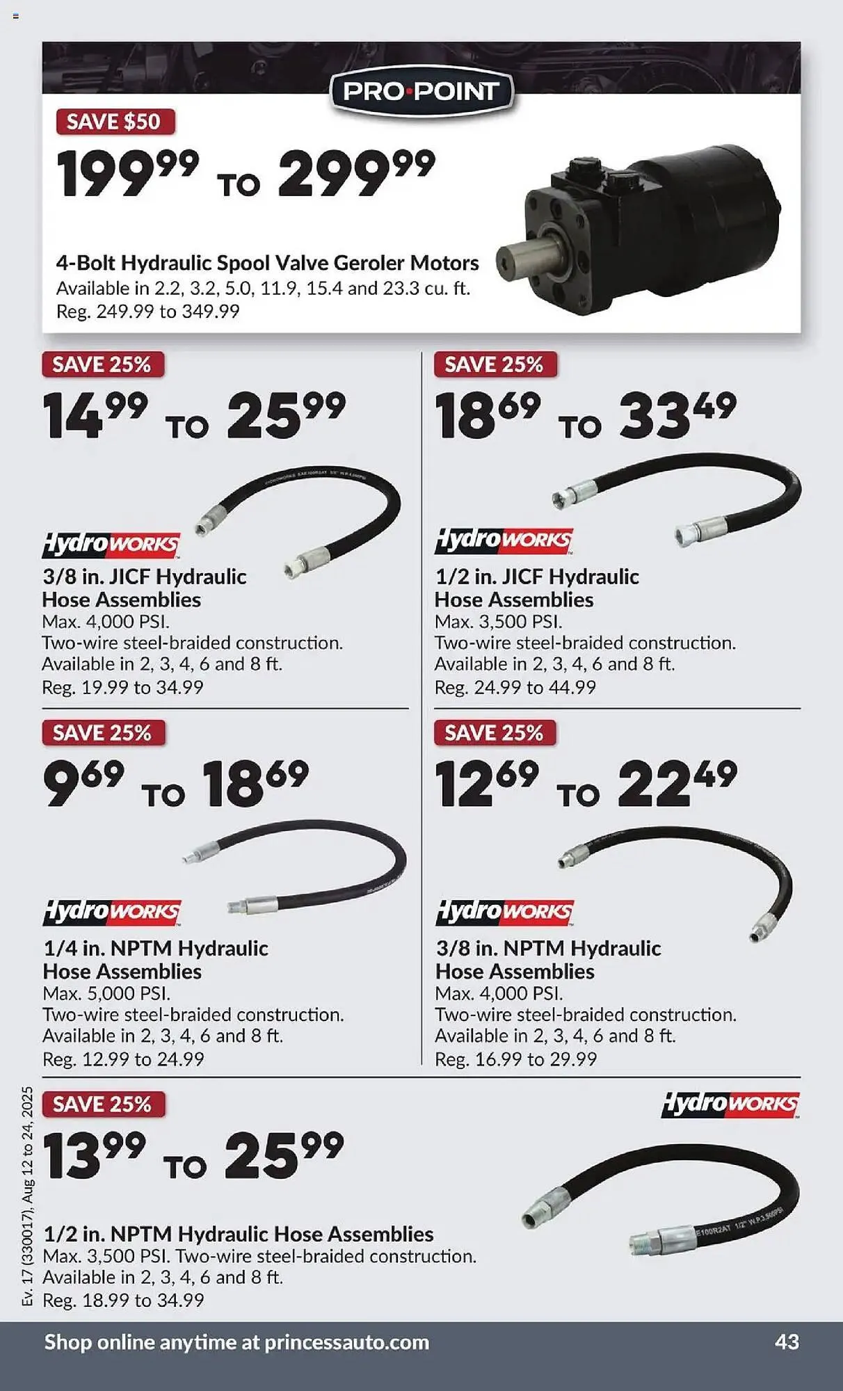 Princess Auto flyer from August 12 to August 25 2025 - flyer page 47