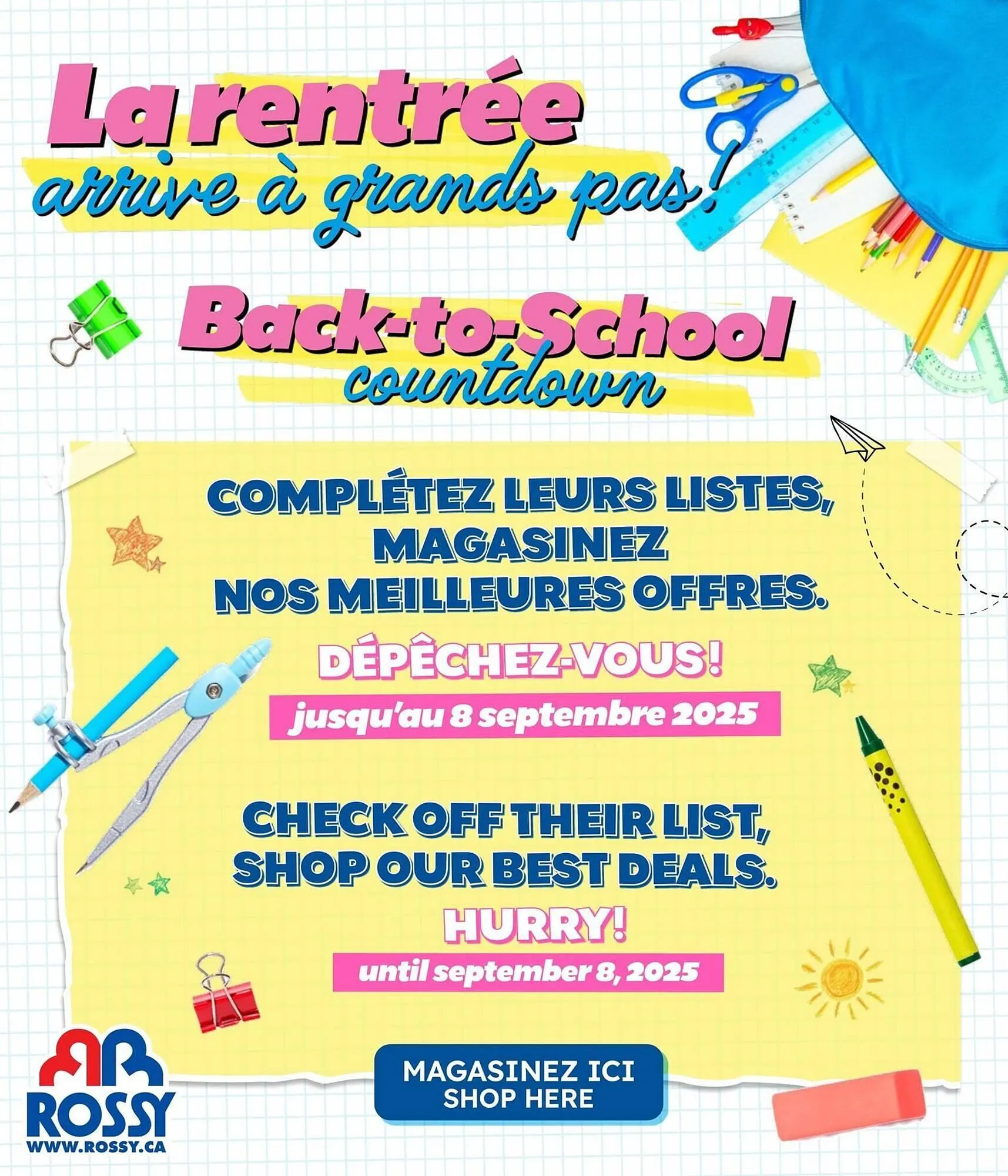 Rossy flyer from September 3 to September 10 2025 - flyer page 9