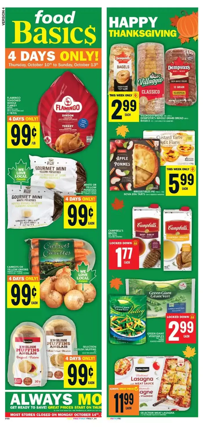 Exclusive bargains from October 10 to October 16 2024 - flyer page 1