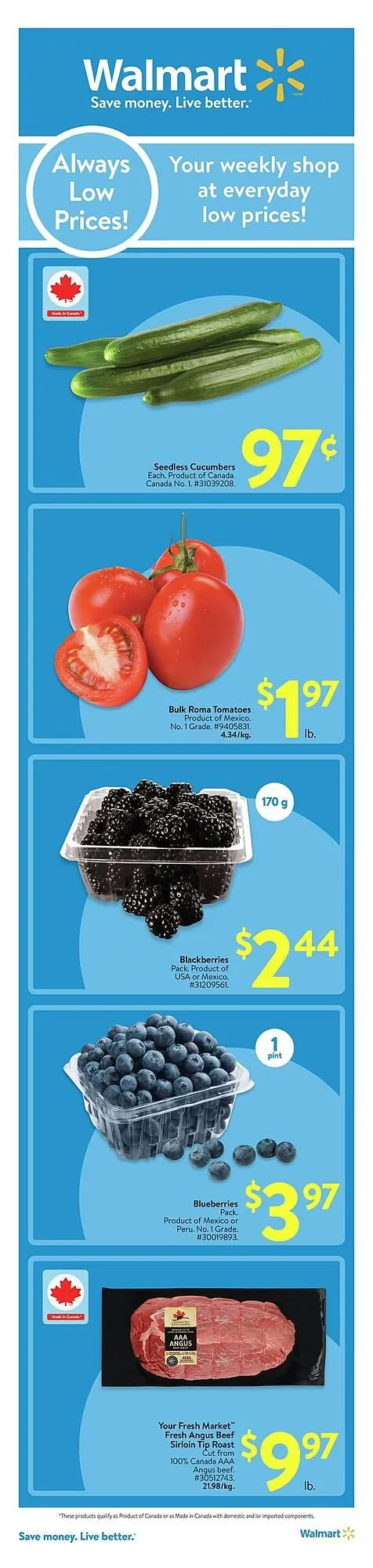 Walmart flyer from April 11 to May 2 2025 - flyer page 2