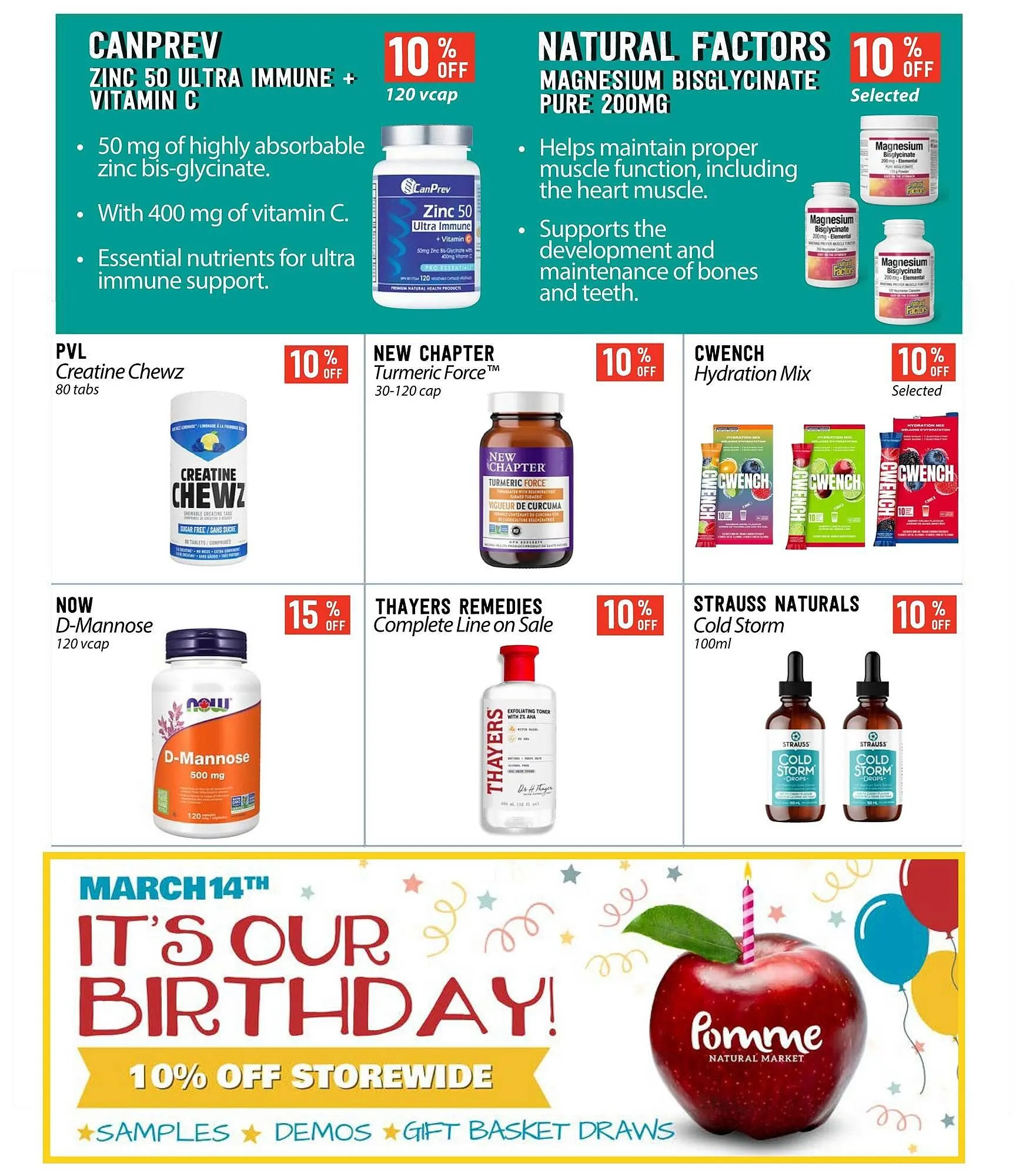Pomme Natural Market flyer from March 5 to April 1 2026 - flyer page 9