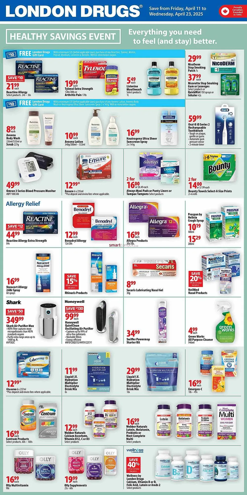 London Drugs flyer from April 11 to April 17 2025 - flyer page 1