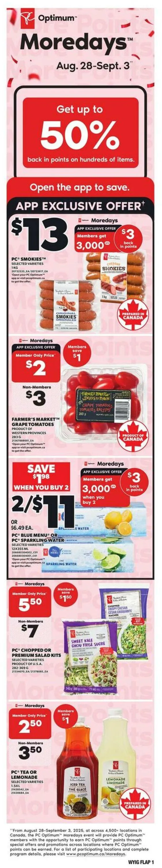 Independent Current flyer from August 28 to September 3 2025 - flyer page 1