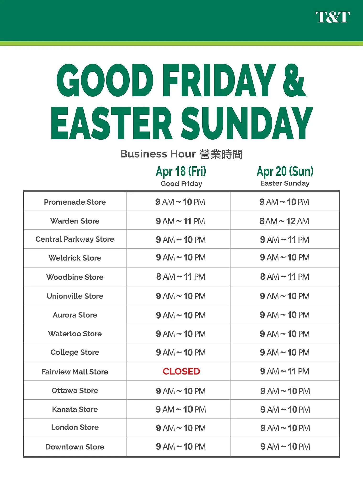 T&T Supermarket flyer from April 11 to April 17 2025 - flyer page 5