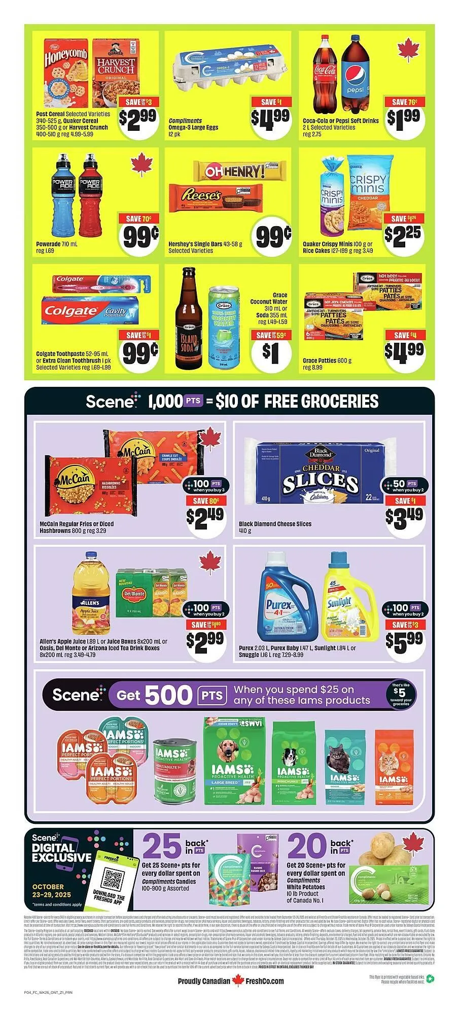 FreshCo flyer from October 23 to October 30 2025 - flyer page 2