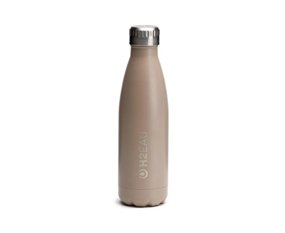 Thermo Water Bottle, Oatmeal, 17 oz