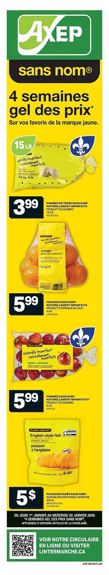 Axep flyer from January 15 to January 21 2026 - flyer page 1