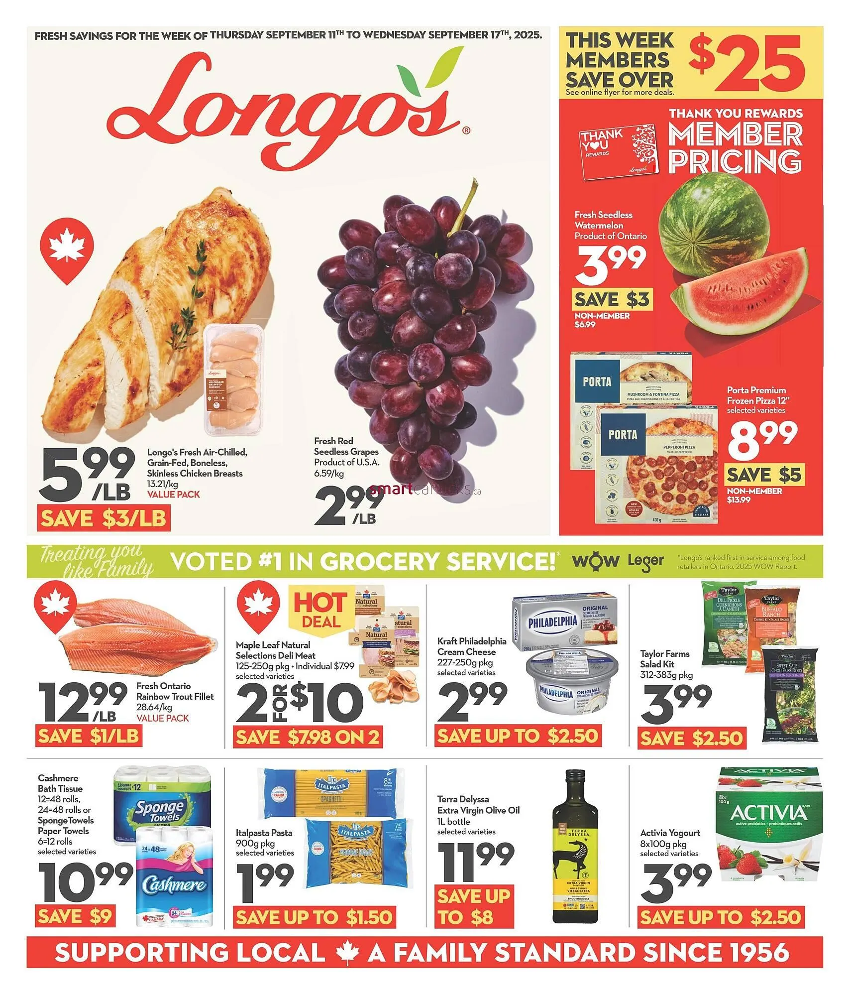 Longo's flyer from September 11 to September 17 2025 - flyer page 1