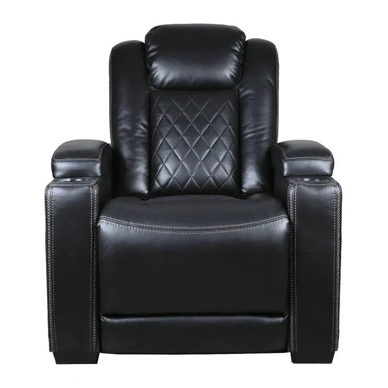 Fauteuil modulaire électrique inclinable avec rangement dans les accoudoirs, porte-gobelets et éclairage DEL