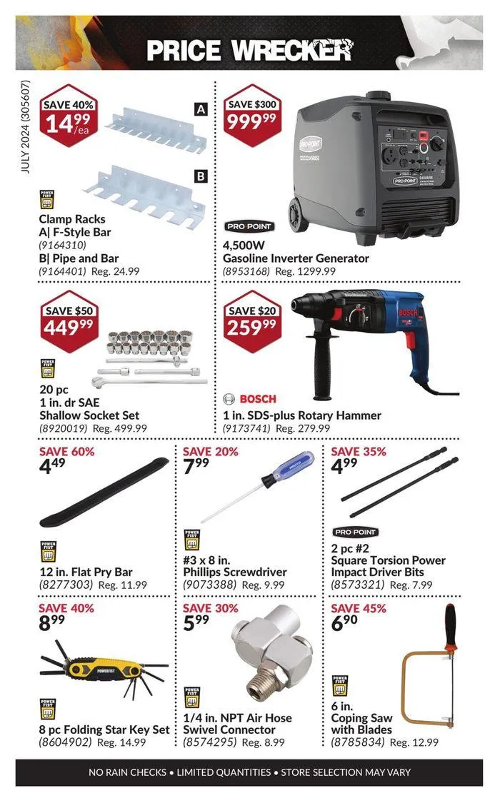 Price Wrecker from July 1 to July 31 2024 - flyer page 20
