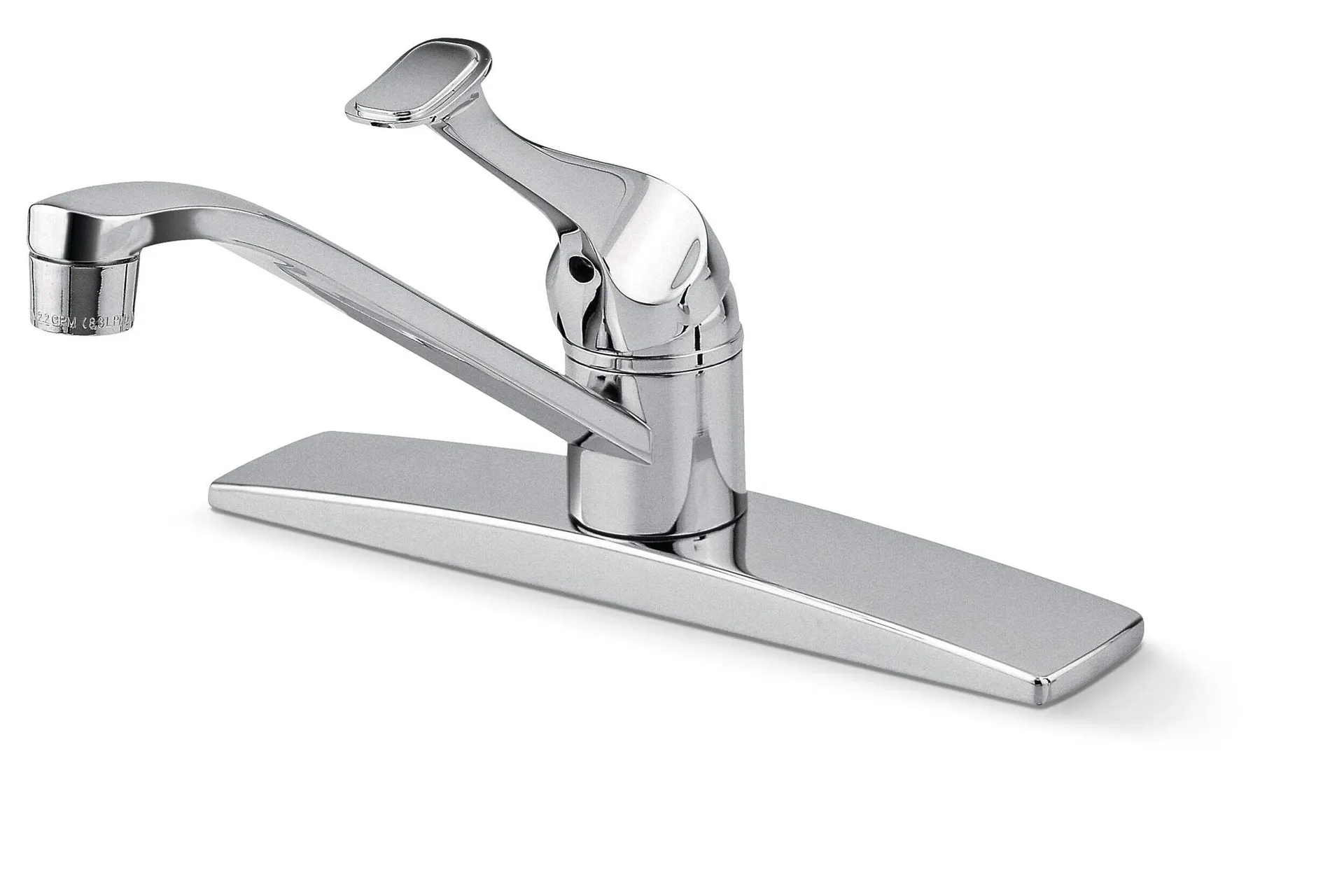 Danze Single Handle Metal Lever Kitchen Faucet, Chrome