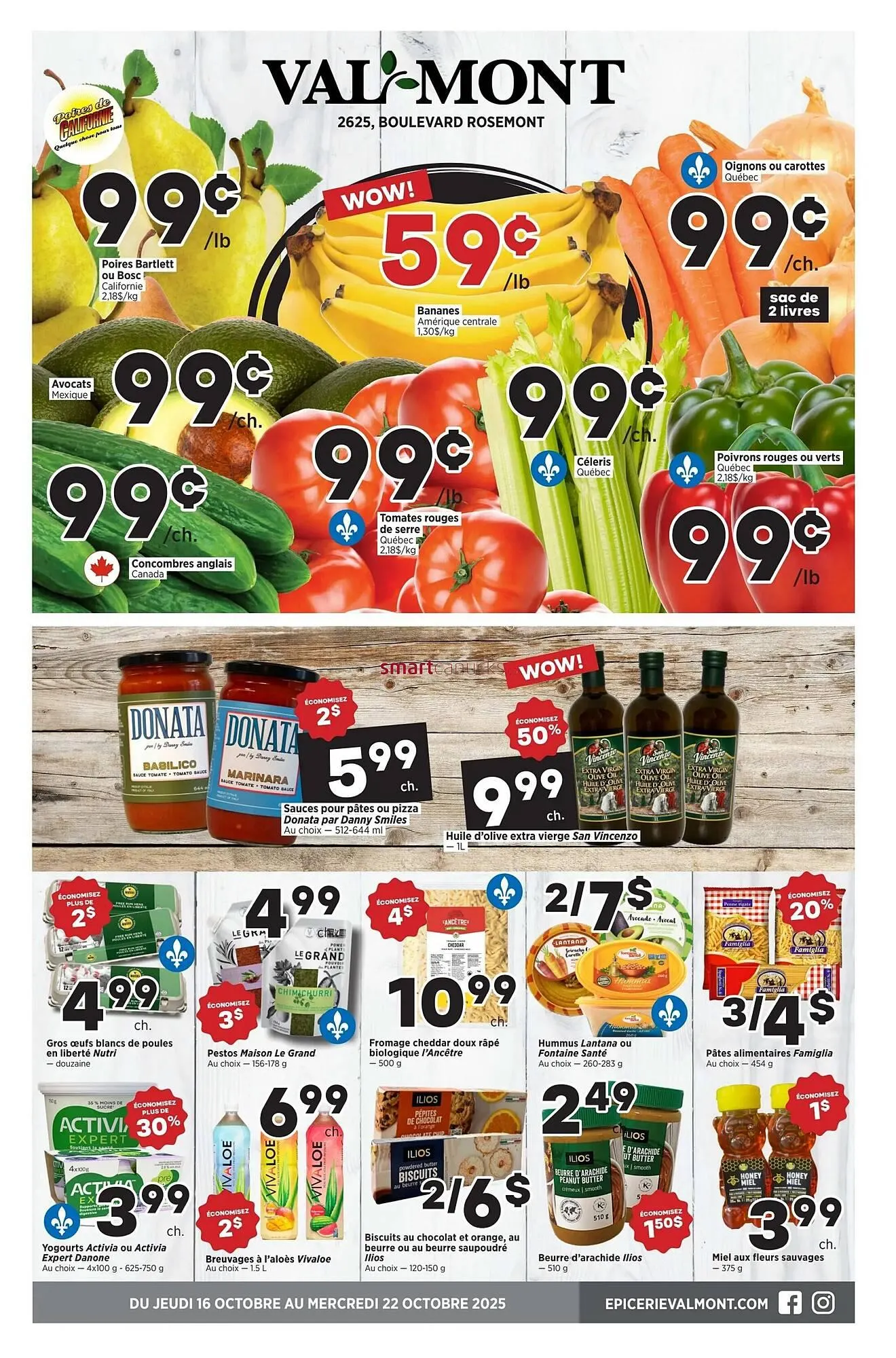 Val-Mont flyer from October 16 to October 22 2025 - flyer page 1