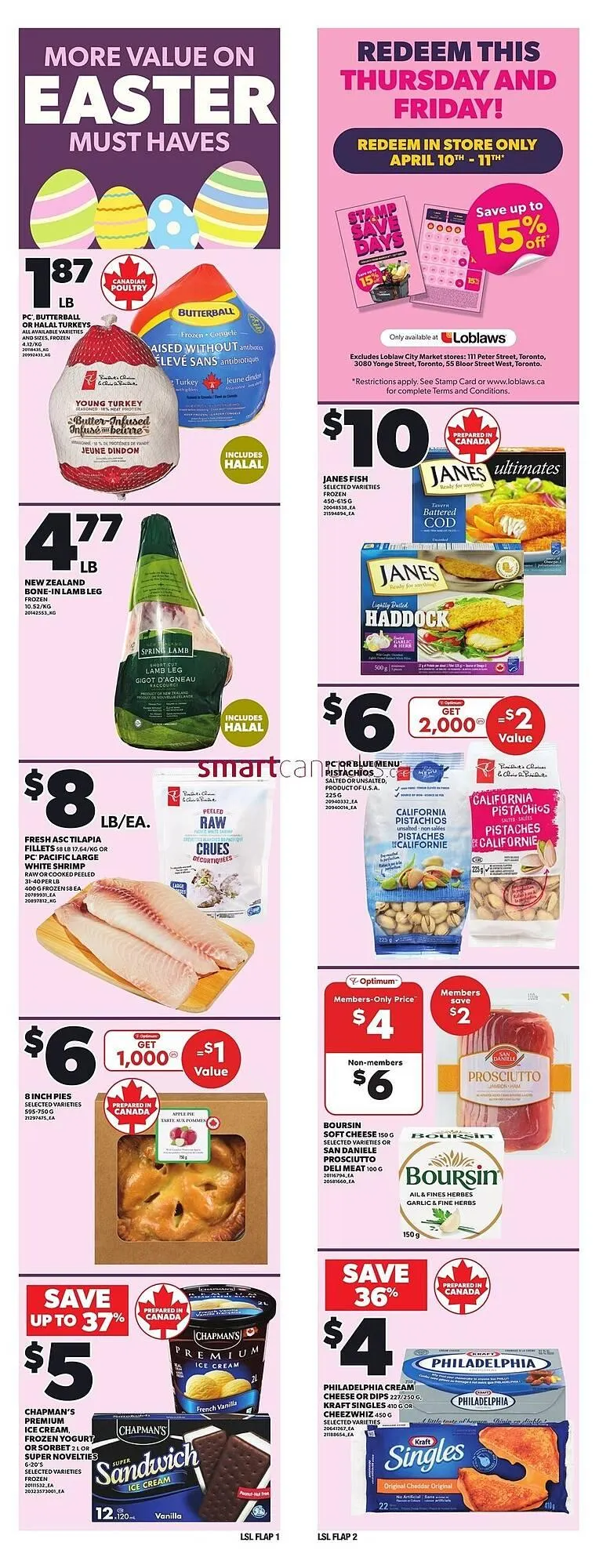 Loblaws flyer from April 10 to April 16 2025 - flyer page 1
