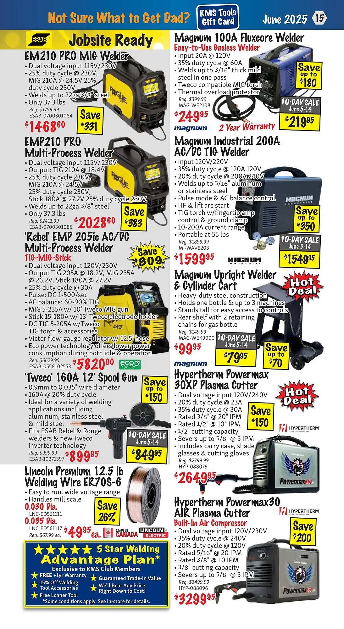 KMS Tools flyer from June 1 to June 30 2025 - flyer page 15