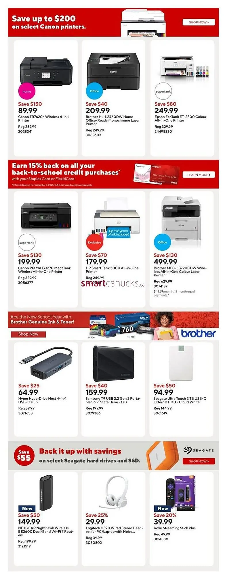 Staples flyer from August 29 to September 4 2025 - flyer page 13