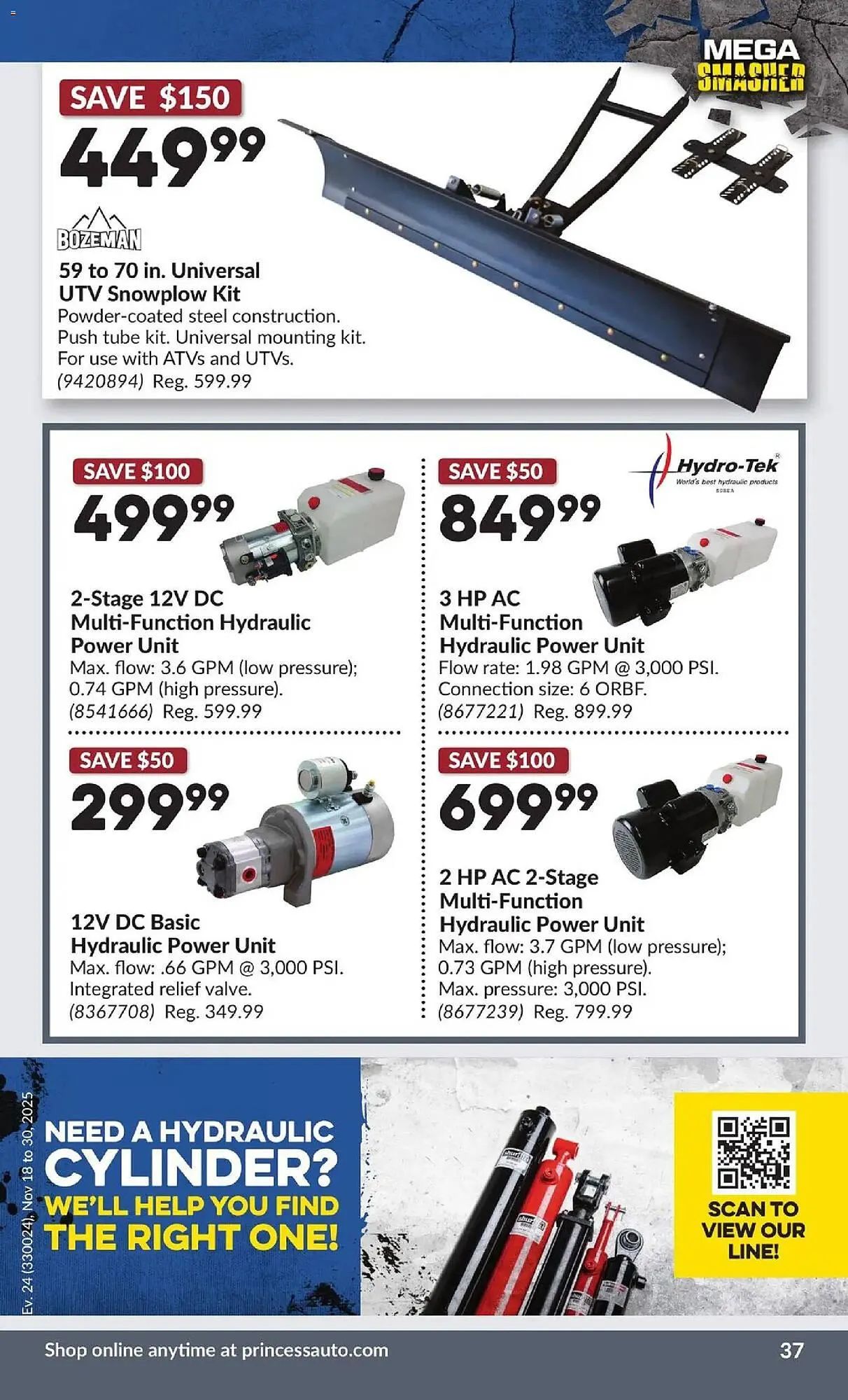 Princess Auto flyer from November 18 to December 1 2025 - flyer page 50