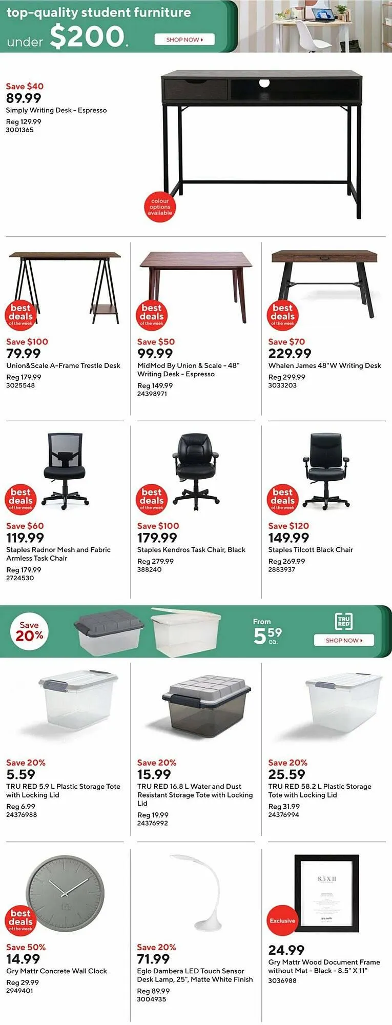 Staples flyer from August 22 to August 29 2024 - flyer page 8