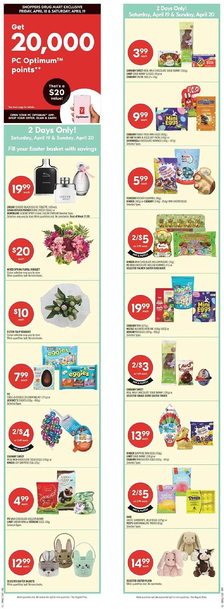 Shoppers Drug Mart flyer from April 19 to April 24 2025 - flyer page 1