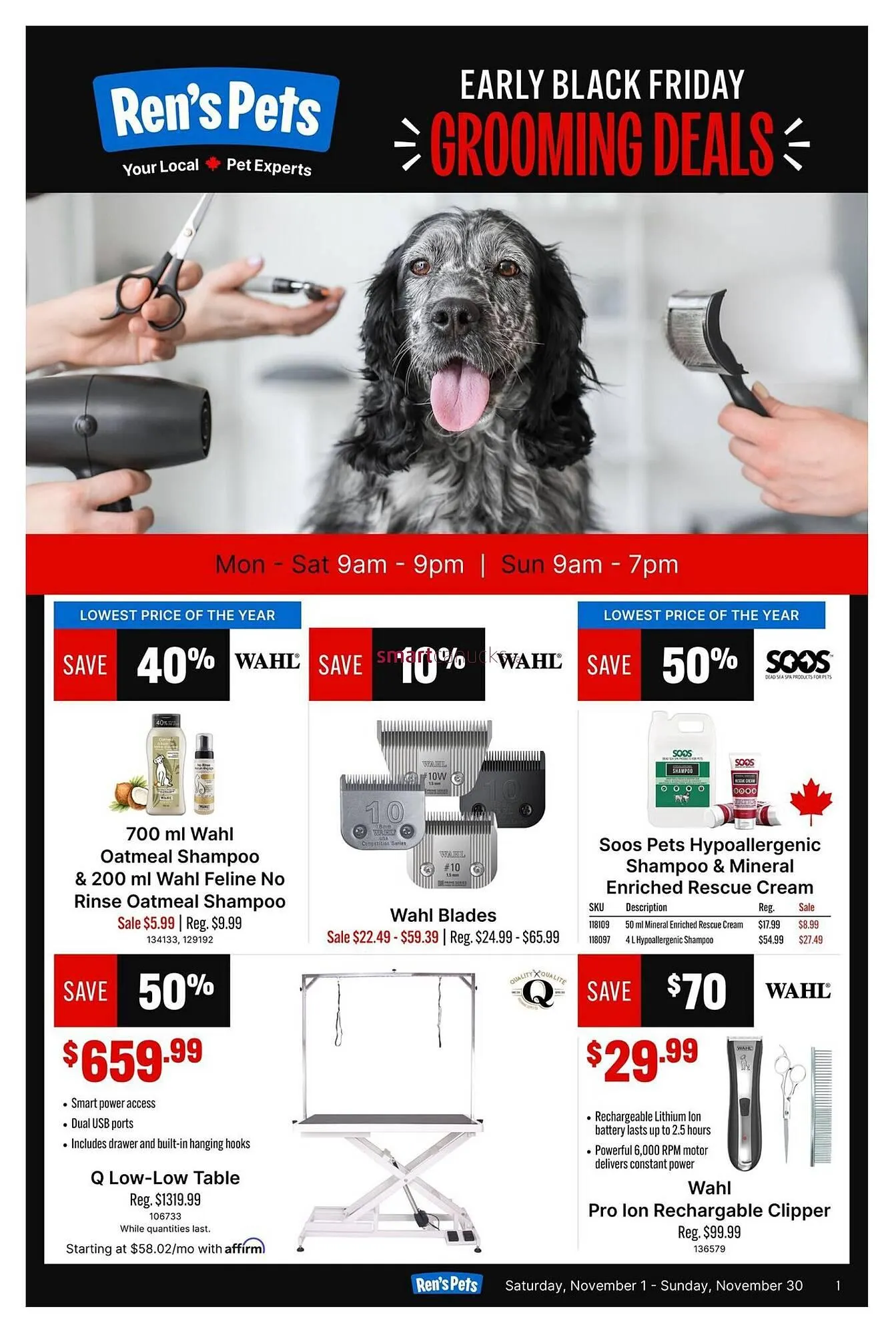 Ren’s Pets Depot flyer from October 31 to November 6 2025 - flyer page 1