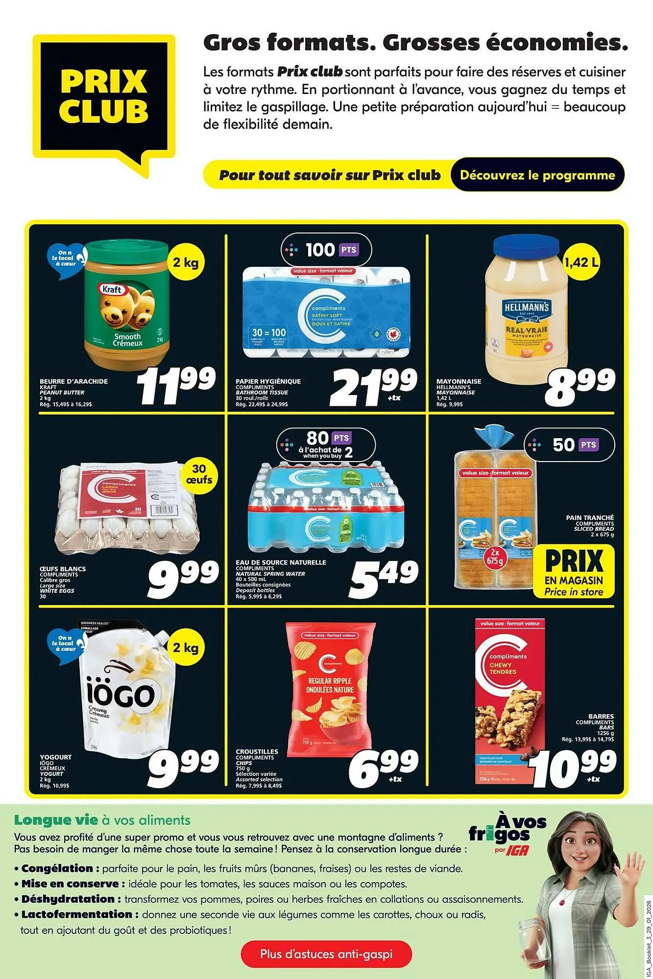 IGA flyer from January 29 to February 4 2026 - flyer page 21