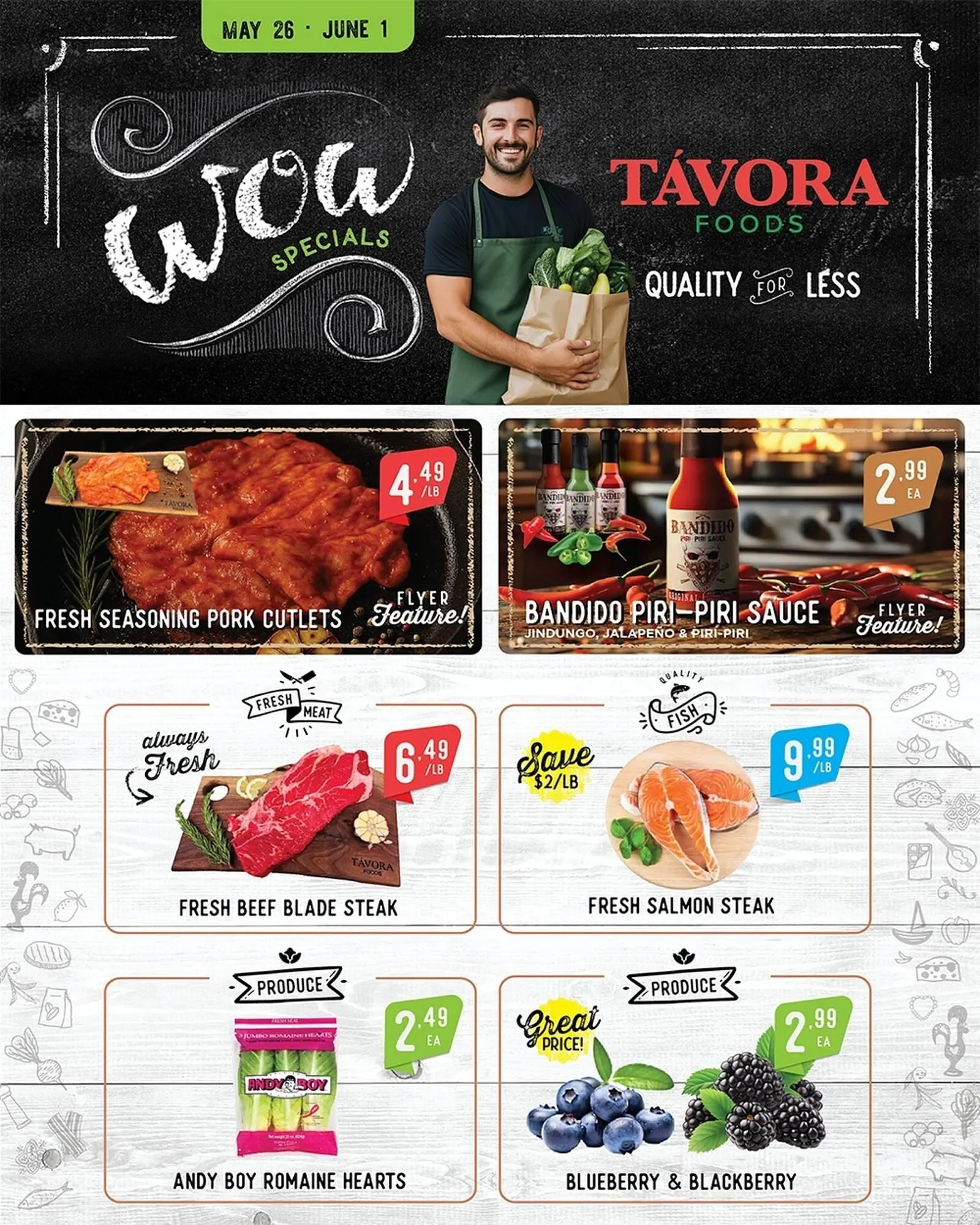 Tavora Foods flyer - 1