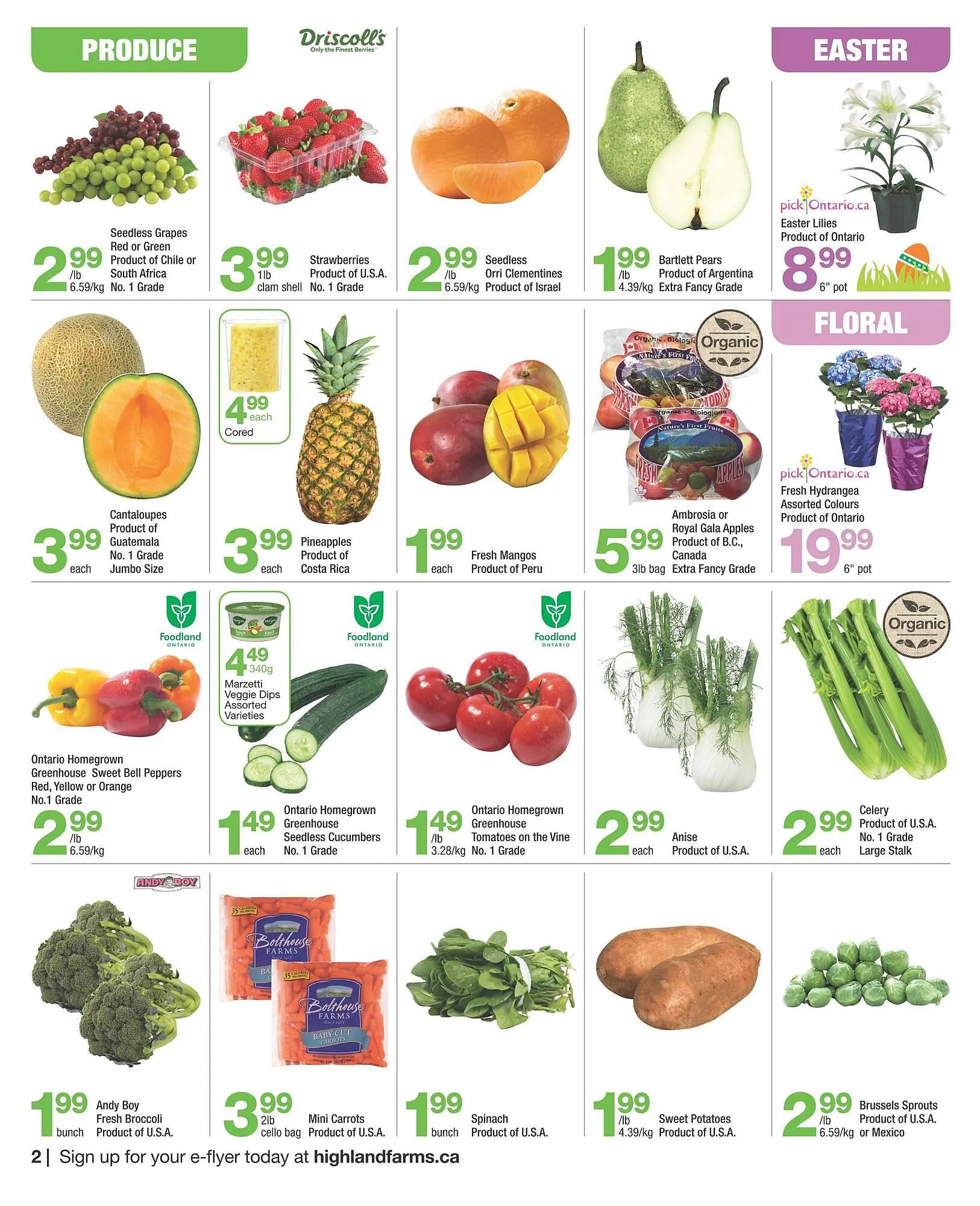 Highland Farms flyer from April 11 to May 1 2025 - flyer page 2