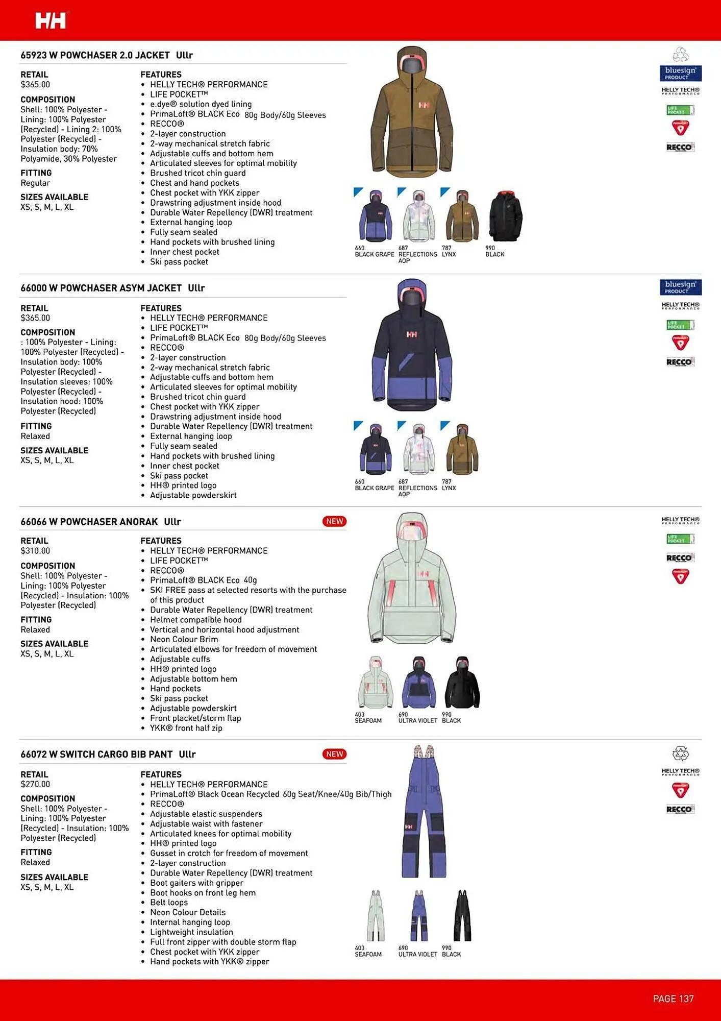 Helly Hansen flyer from September 11 to February 28 2026 - flyer page 137