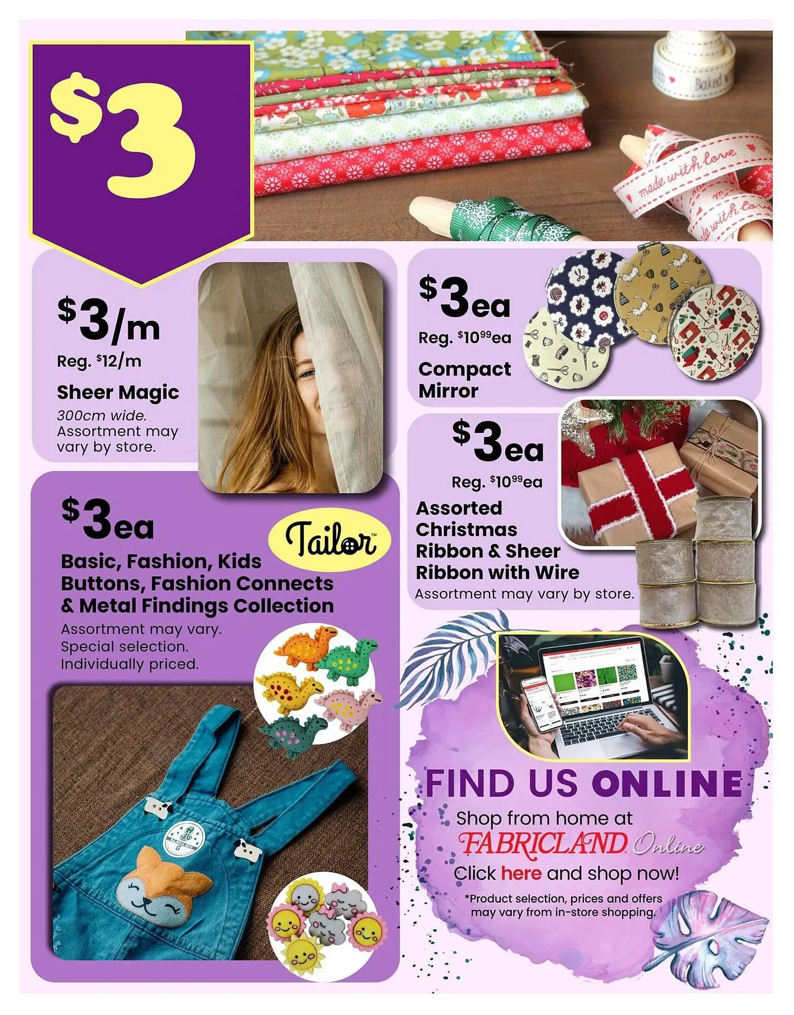 Fabricland flyer from July 27 to August 2 2025 - flyer page 3
