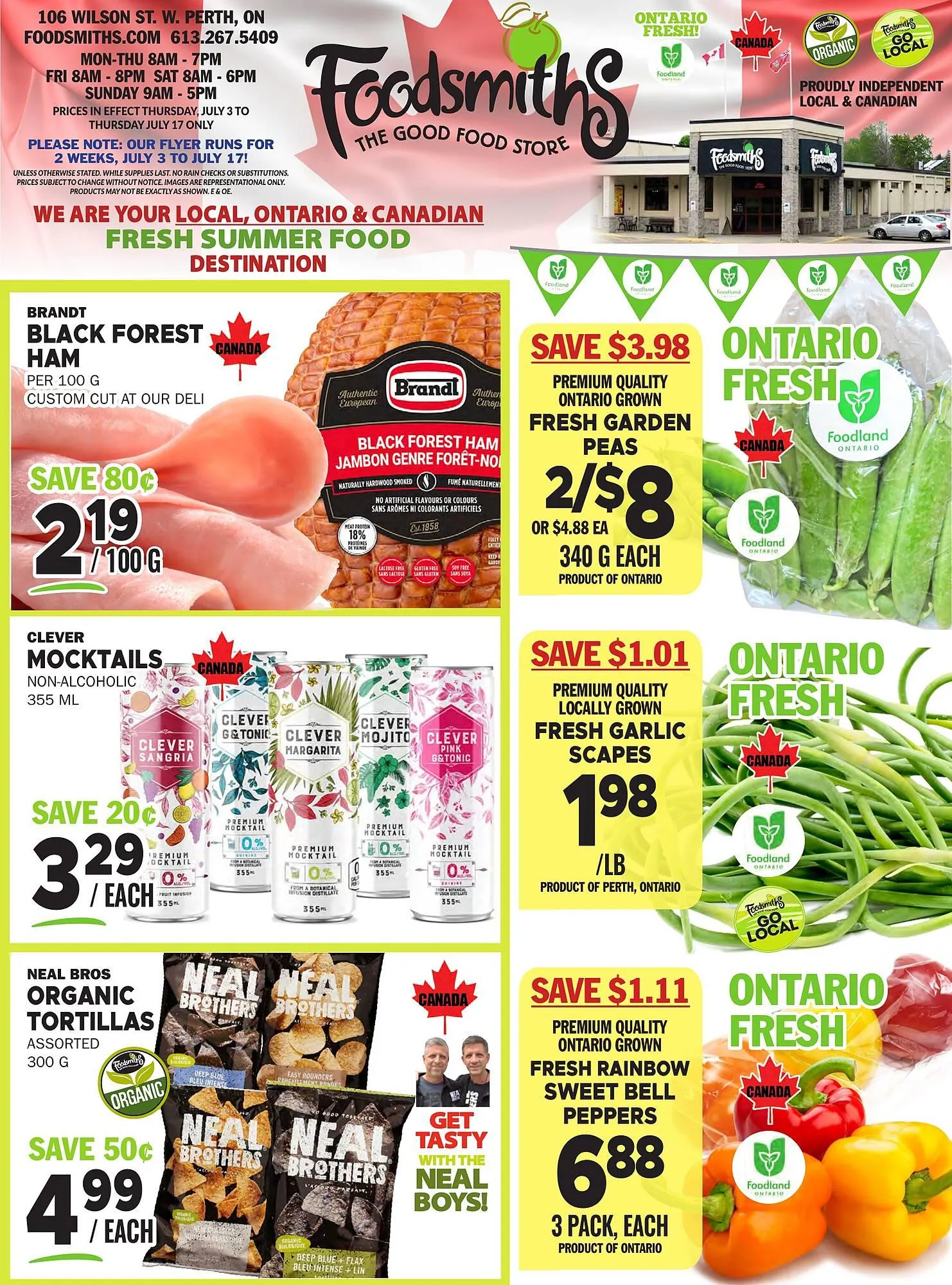 Foodsmiths flyer from July 3 to July 17 2025 - flyer page 1