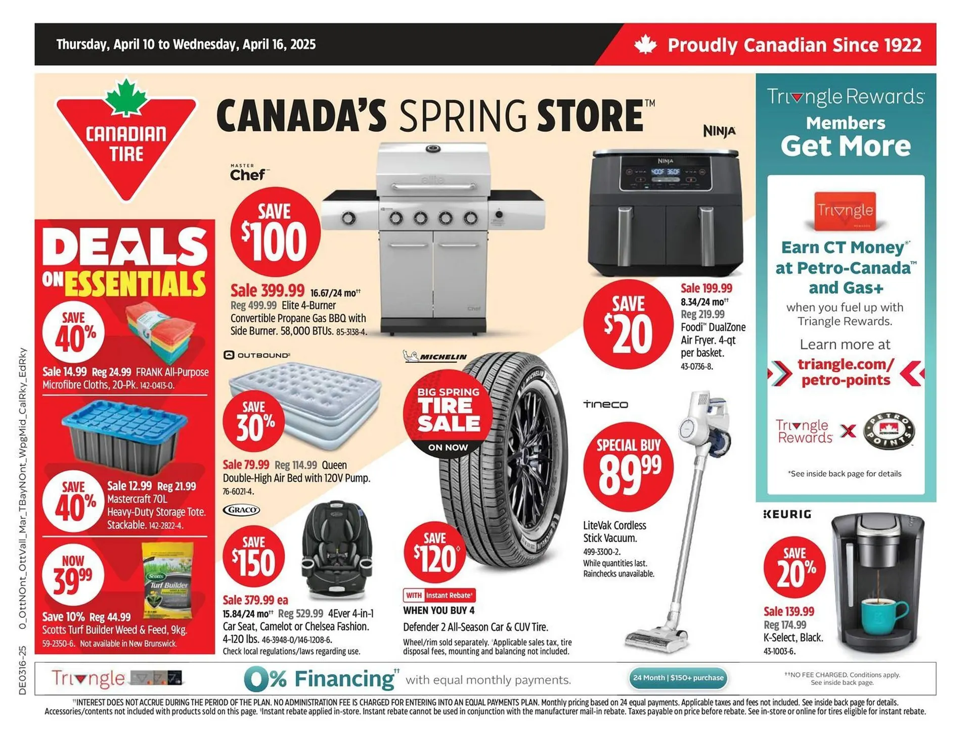 Canadian Tire flyer from April 10 to April 16 2025 - flyer page 1