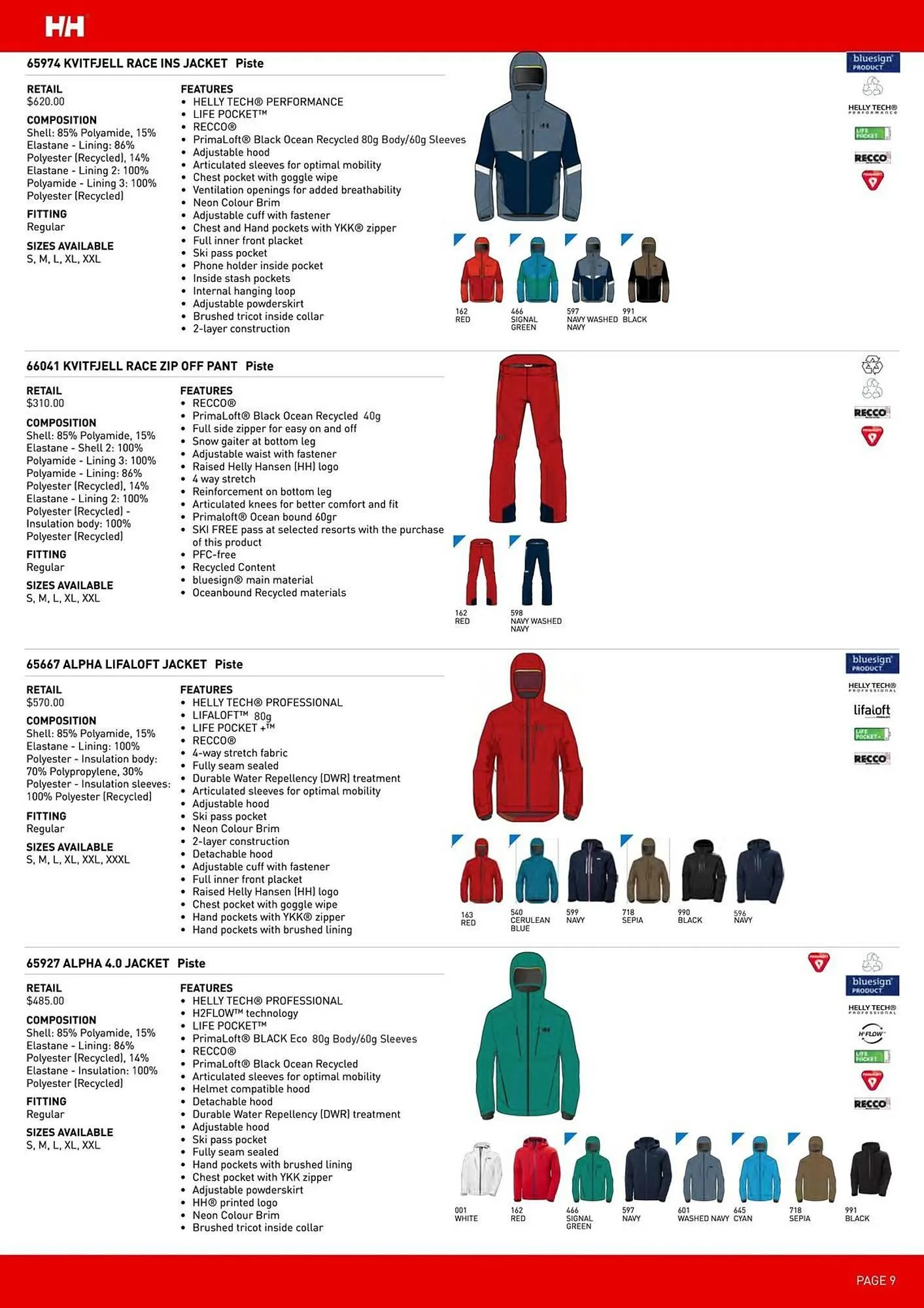 Helly Hansen flyer from September 11 to February 28 2026 - flyer page 9