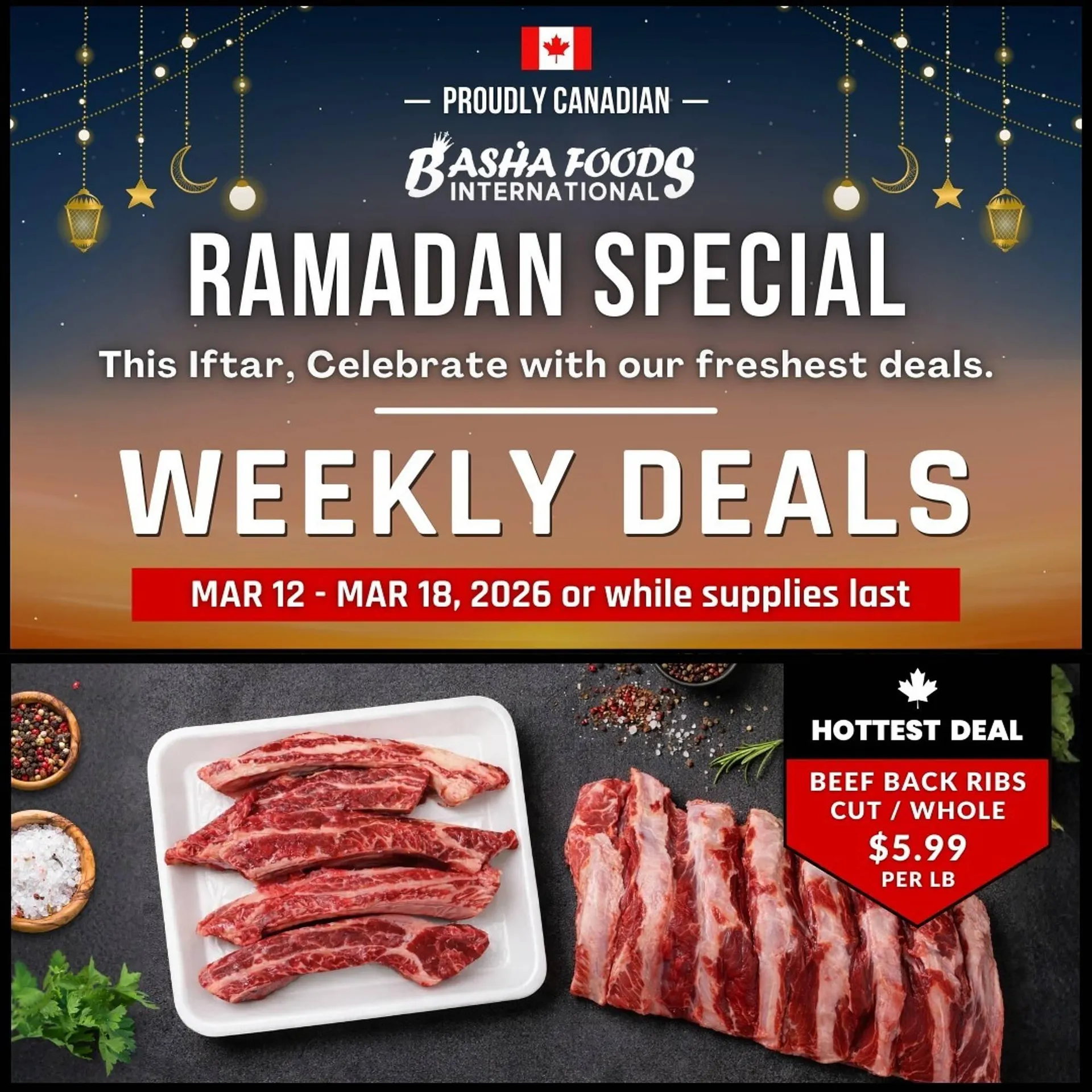 Basha Foods flyer from March 12 to March 18 2026 - flyer page 1