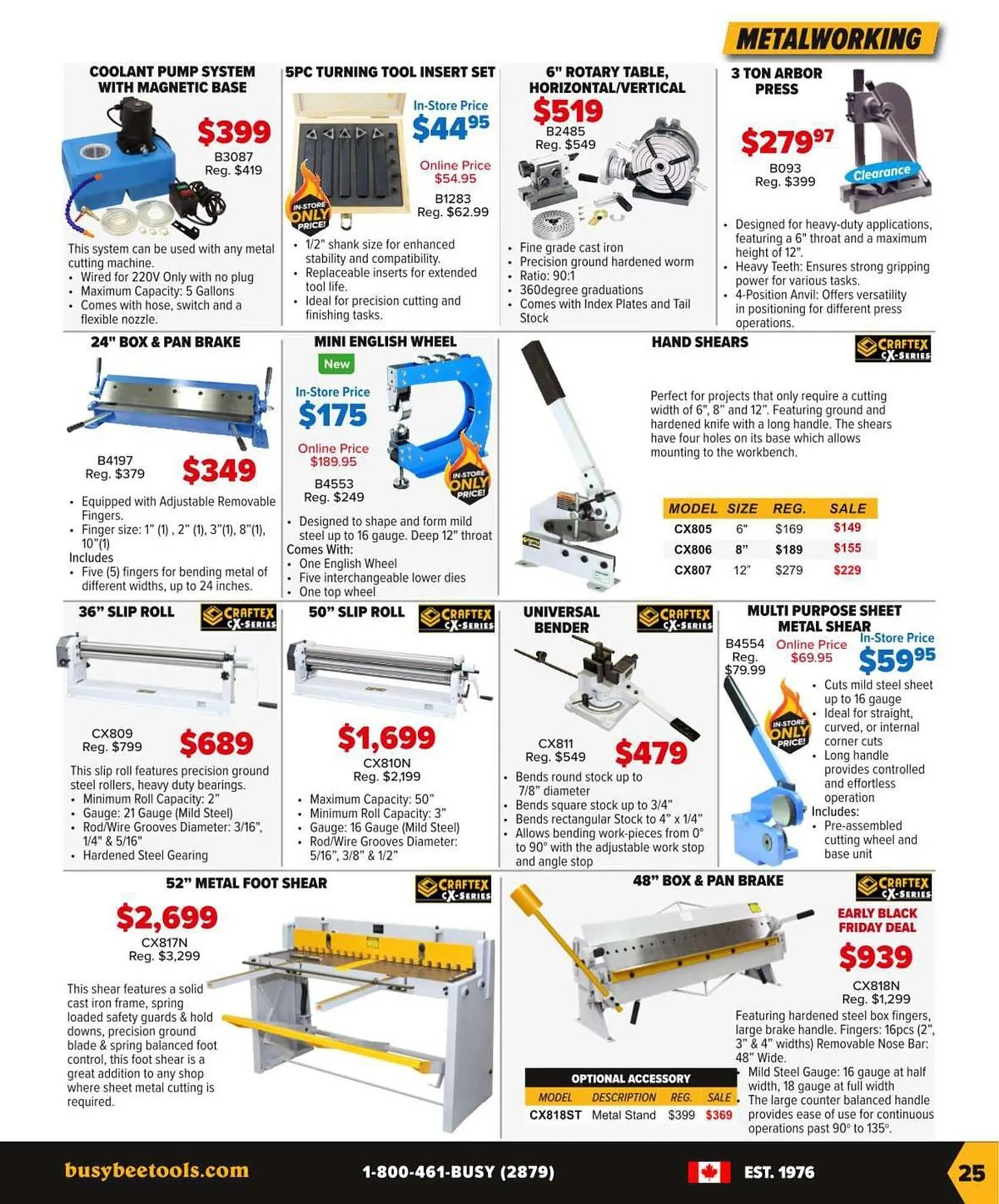 Busy Bee Tools flyer from November 10 to January 10 2026 - flyer page 25