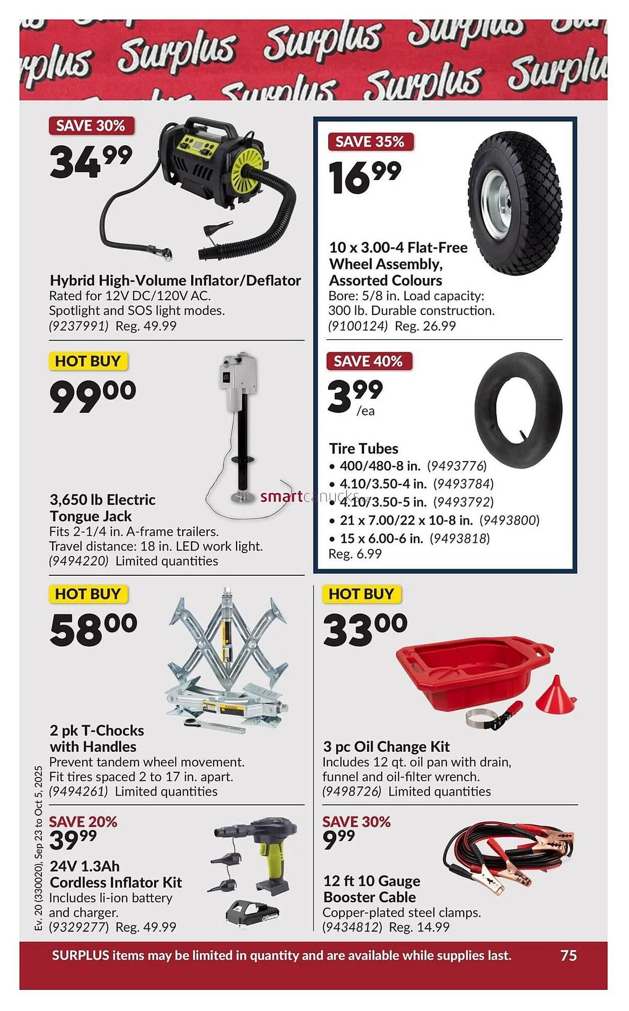 Princess Auto flyer from September 18 to September 24 2025 - flyer page 81