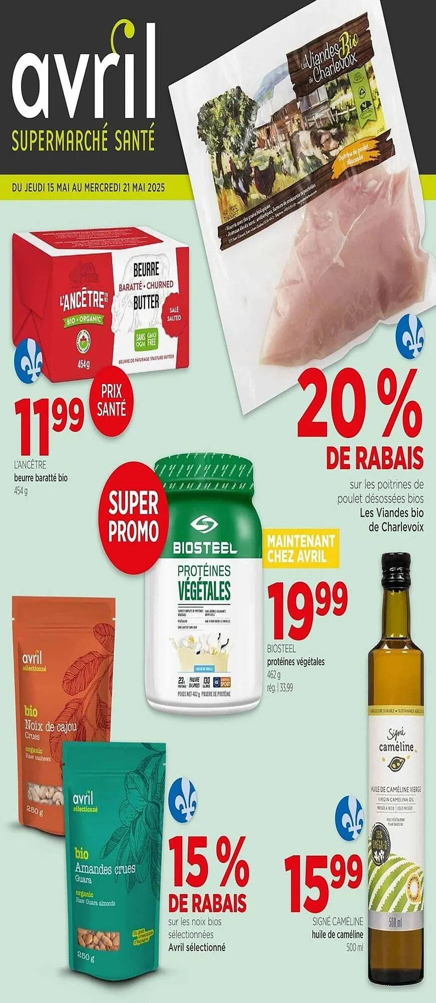 Avril flyer from May 15 to May 21 2025 - flyer page 1