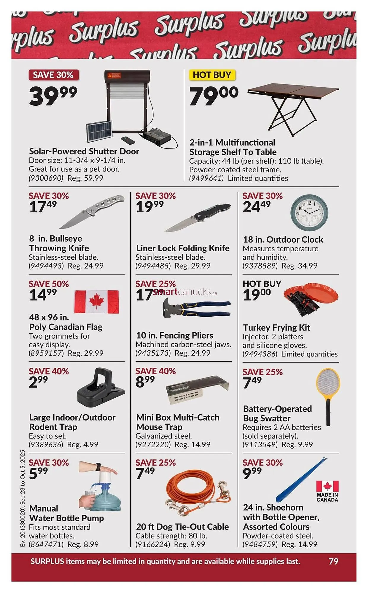 Princess Auto flyer from September 18 to September 24 2025 - flyer page 85