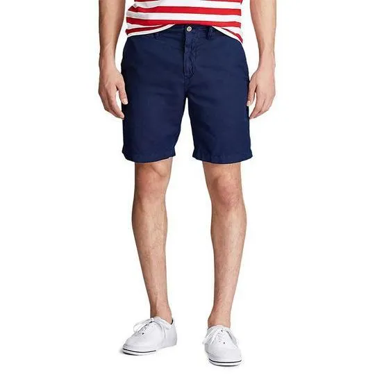 Men's Classic Fit Cotton-Linen Short