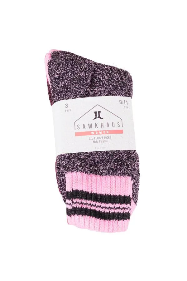 All weather multi-purpose socks - 3 pairs