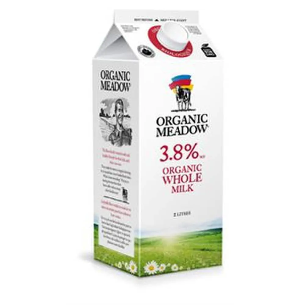 Organic Meadow Milk 3.8% Org 2 L