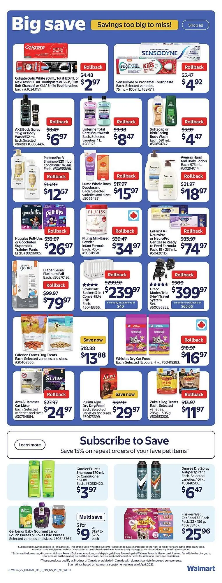 Walmart flyer from July 11 to July 18 2025 - flyer page 7