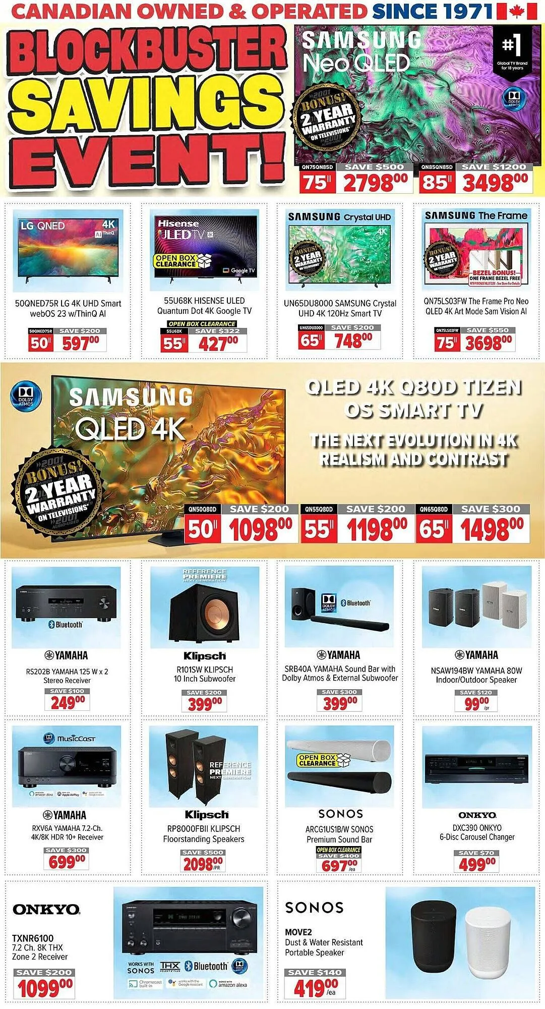 2001 Audio Video flyer - 1