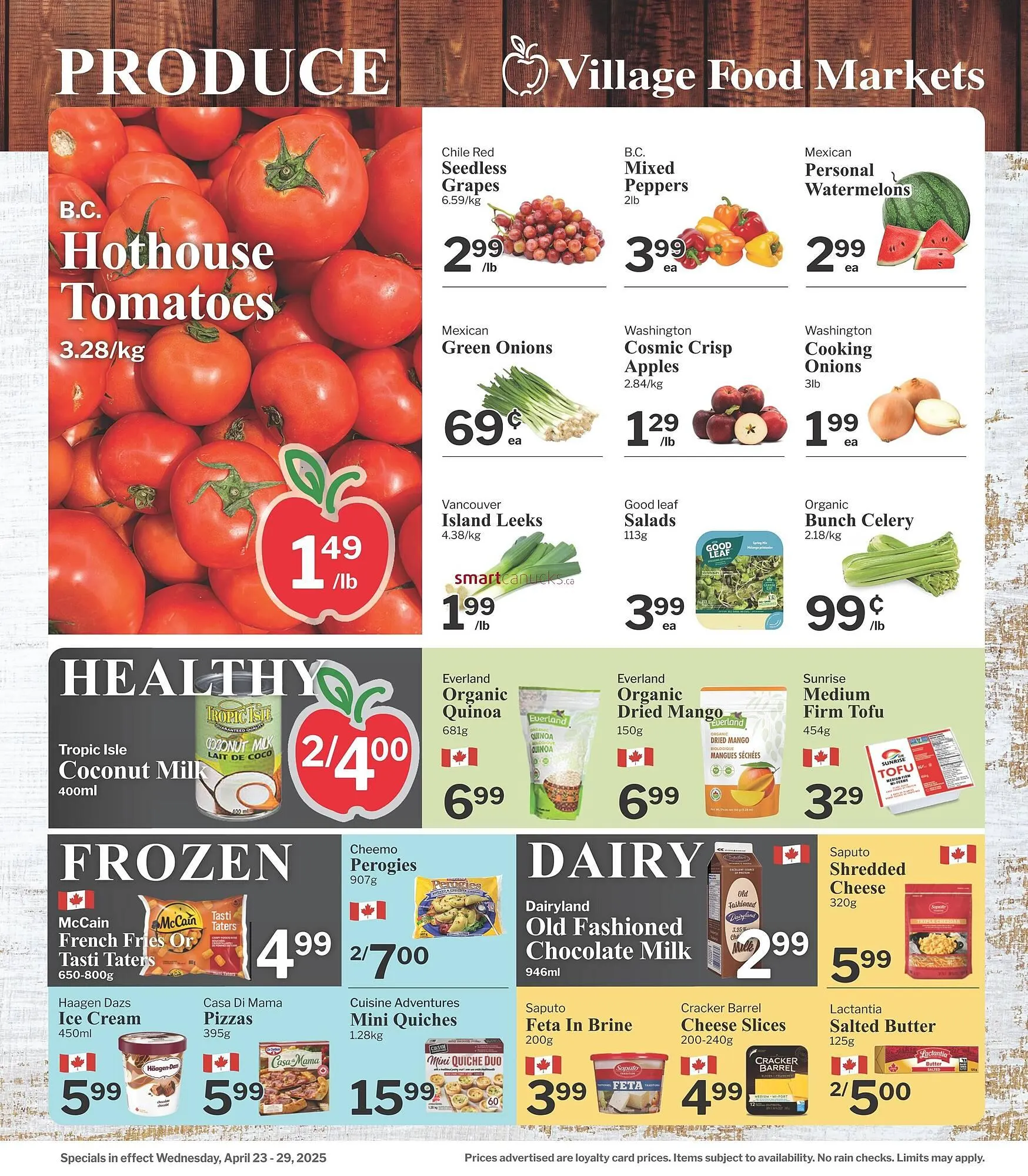 Village Food Markets flyer from April 23 to May 20 2025 - flyer page 3