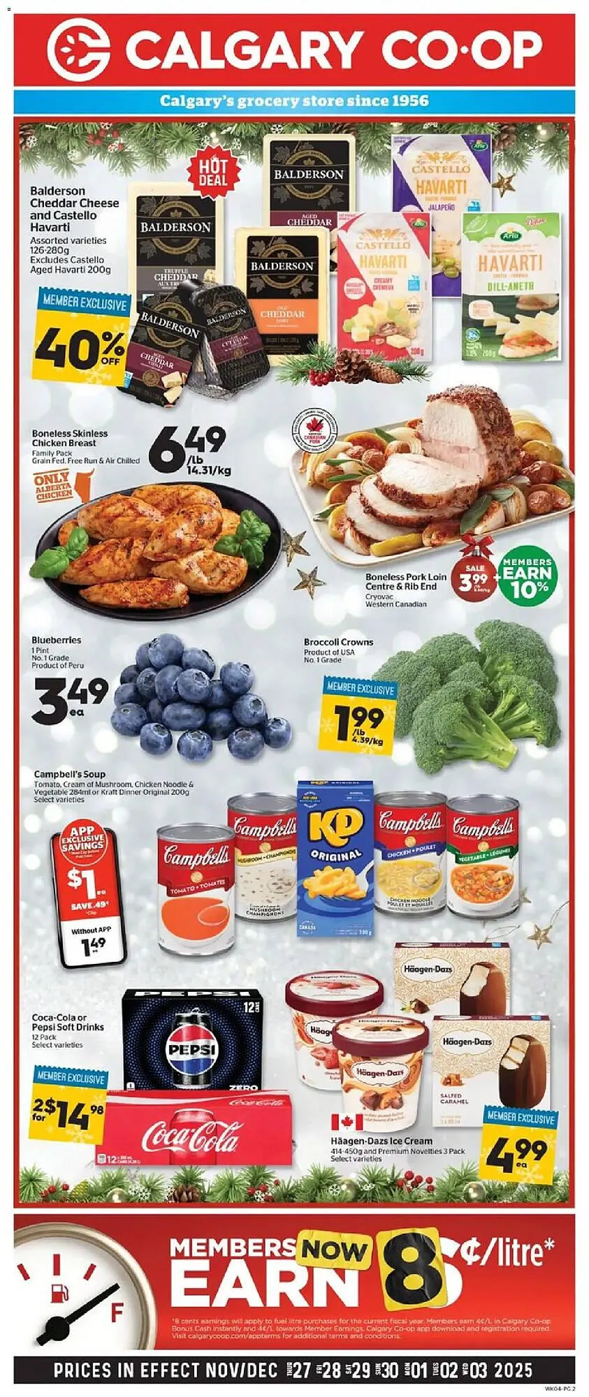 Calgary Co-op flyer from November 27 to December 4 2025 - flyer page 2