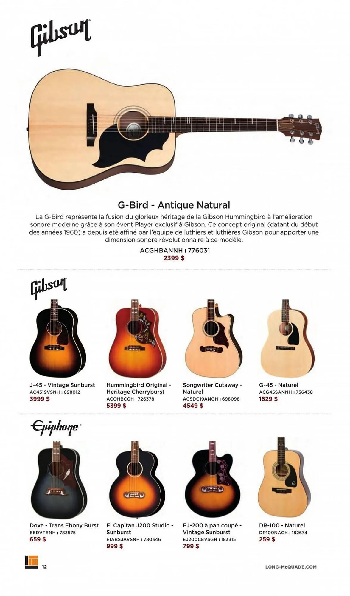 Long & McQuade flyer from November 3 to July 1 2024 - flyer page 12