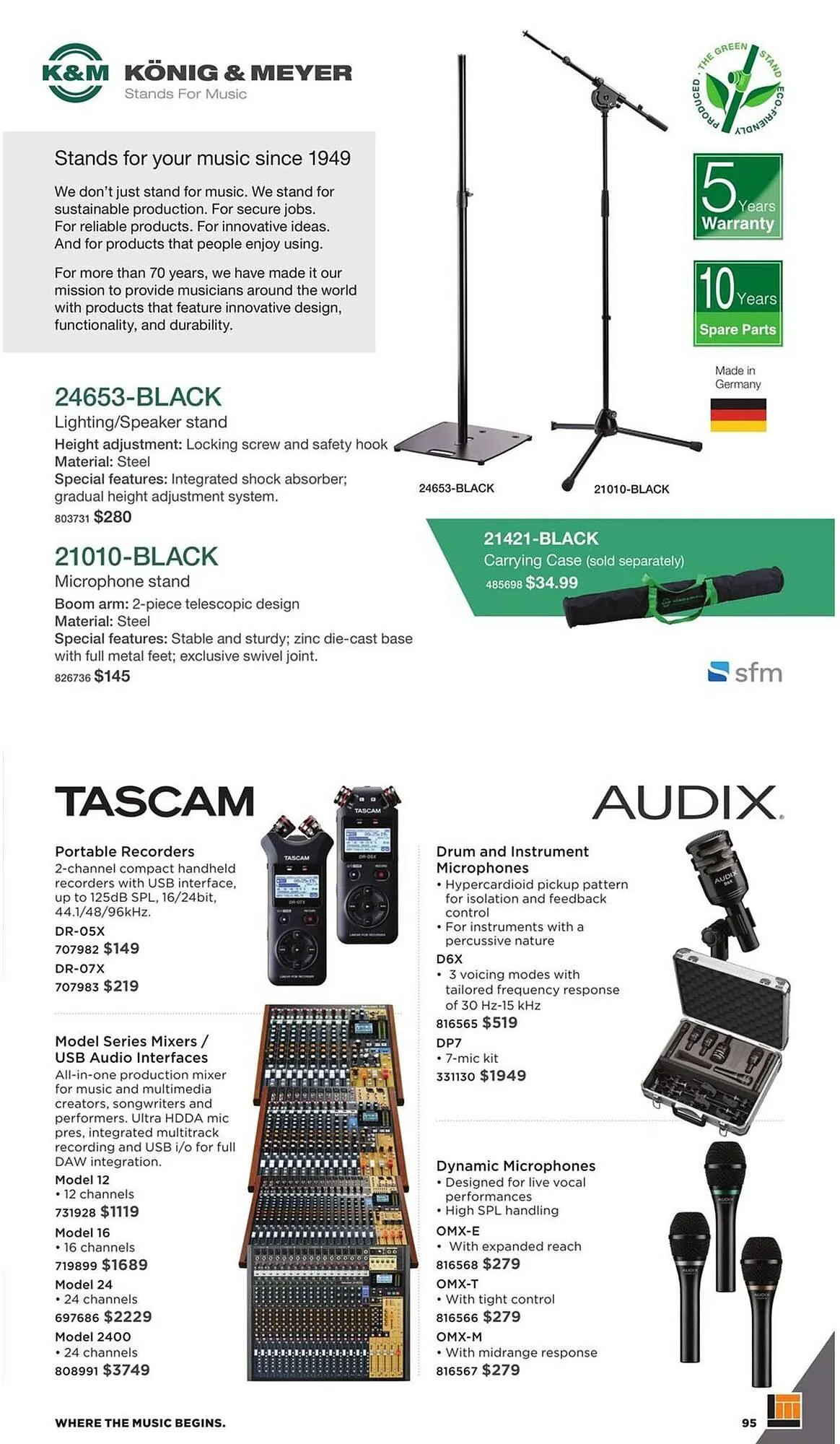 Long & McQuade flyer from October 9 to October 31 2025 - flyer page 95