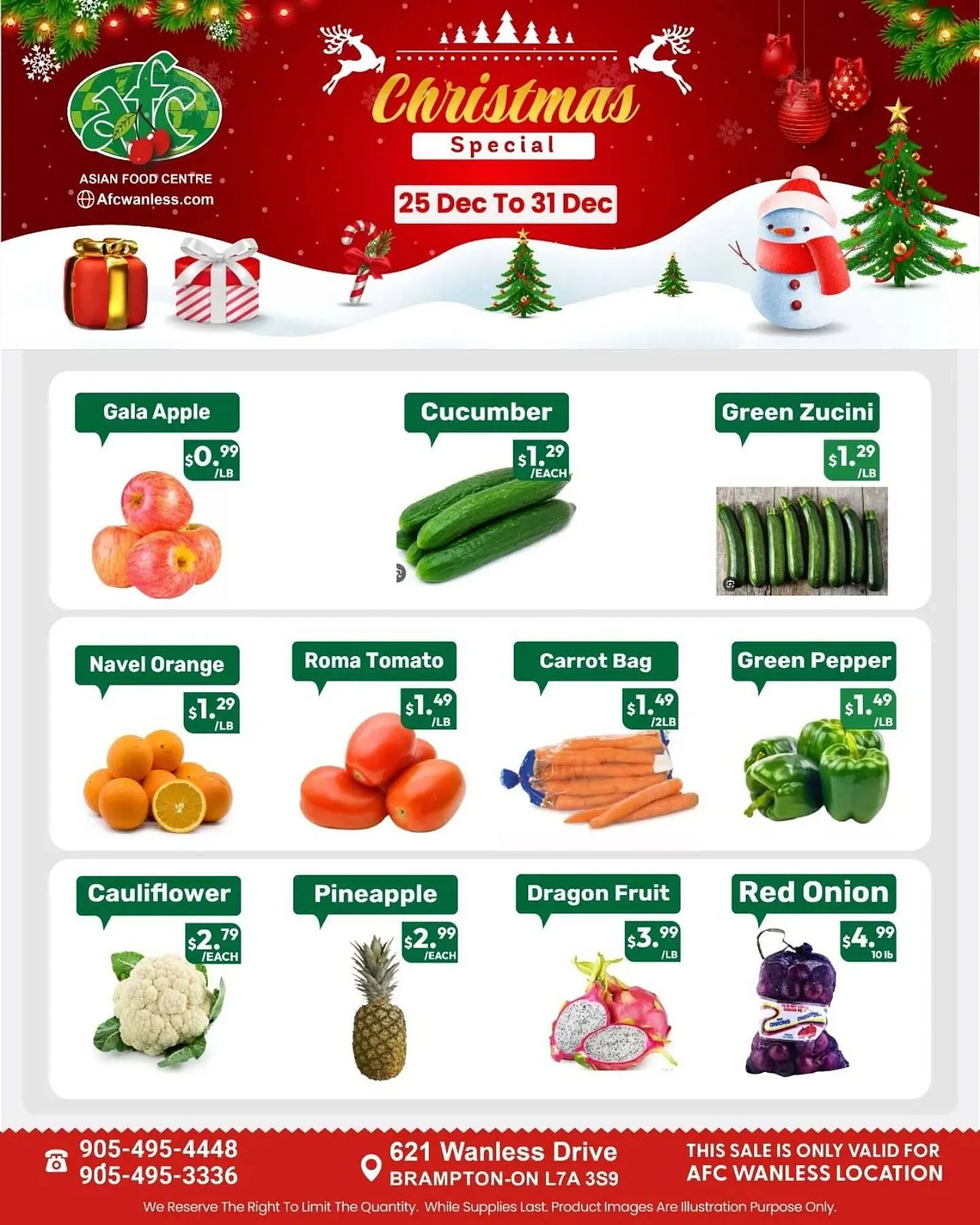 Asian Food Centre flyer from December 25 to December 31 2025 - flyer page 1