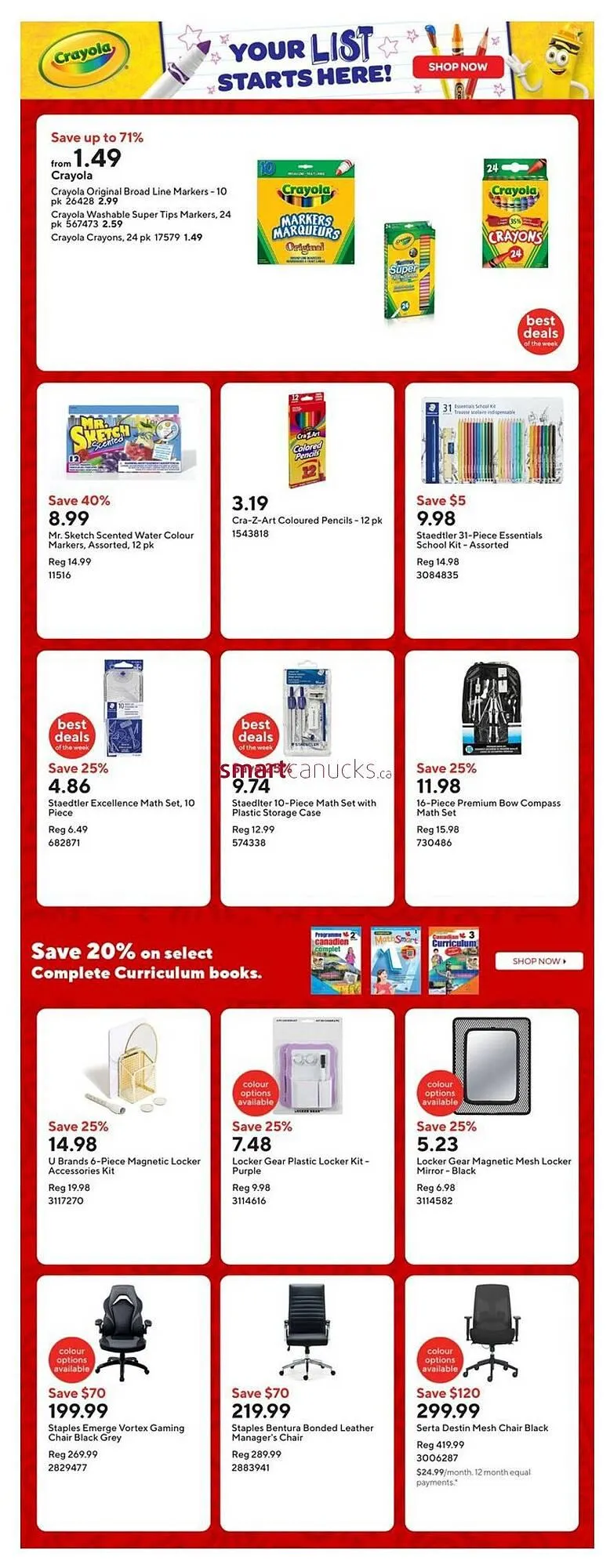 Staples flyer from August 15 to August 21 2025 - flyer page 16
