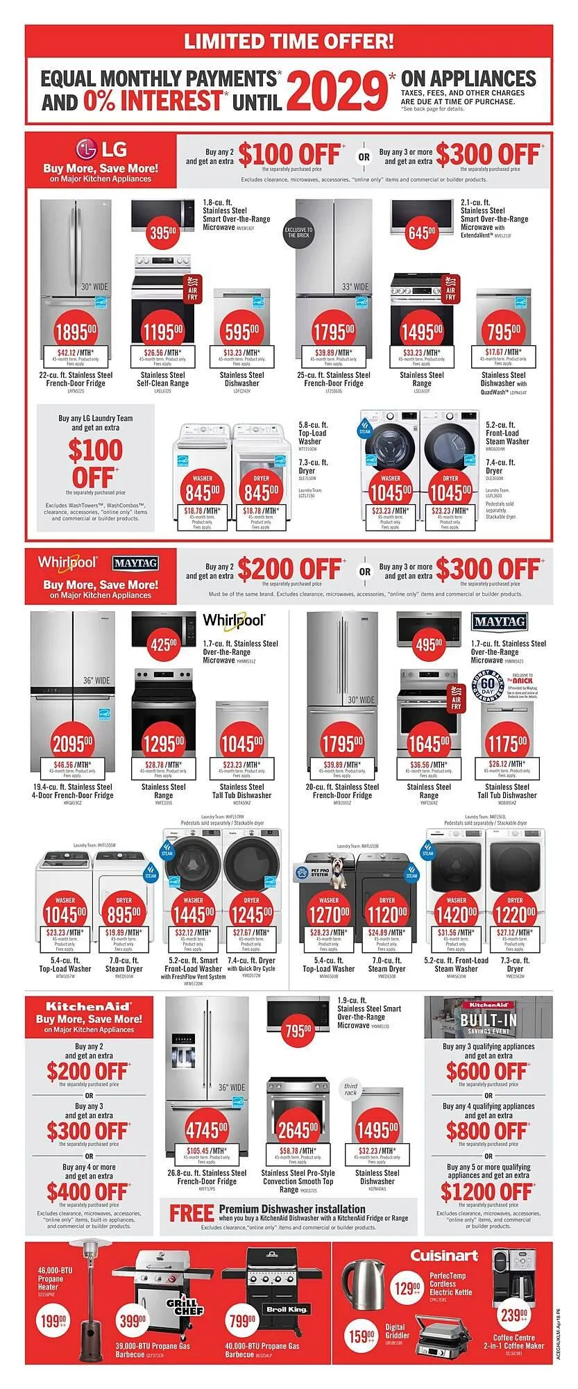 The Brick flyer from April 18 to April 21 2025 - flyer page 17